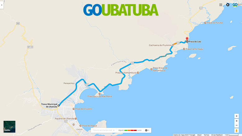 Como chegar na Praia do Léo em Ubatuba