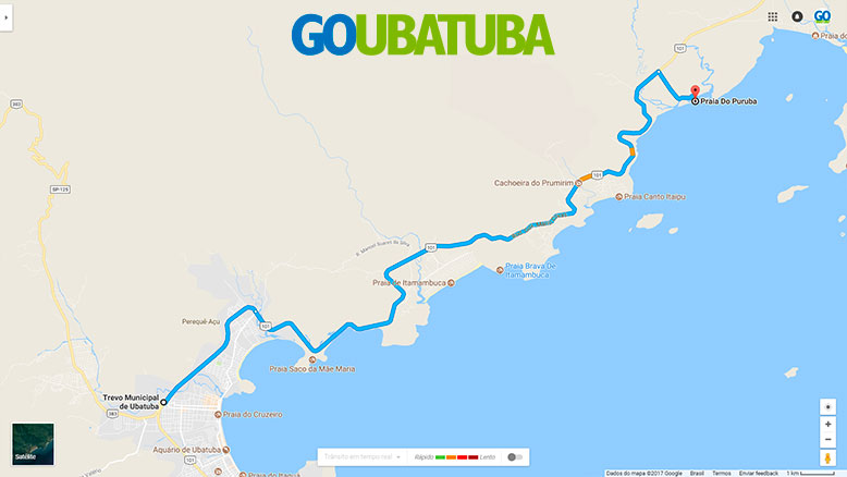 Como chegar na Praia do Puruba em Ubatuba