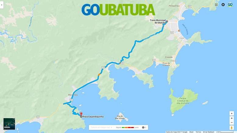 Como chegar na Praia da Caçandoquinha em Ubatuba