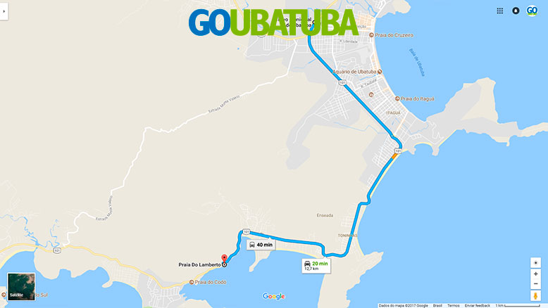 Como chegar na Praia do Lamberto