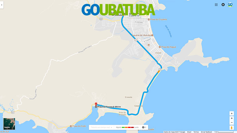 Como chegar na Praia do Perequê-Mirim em Ubatuba