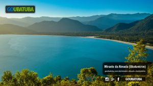 As belezas naturais de Ubatuba vistas a partir do Mirante da Chica