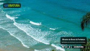 Vista do mar da Brava da Fortaleza a partir do Mirante da Brava da Fortaleza